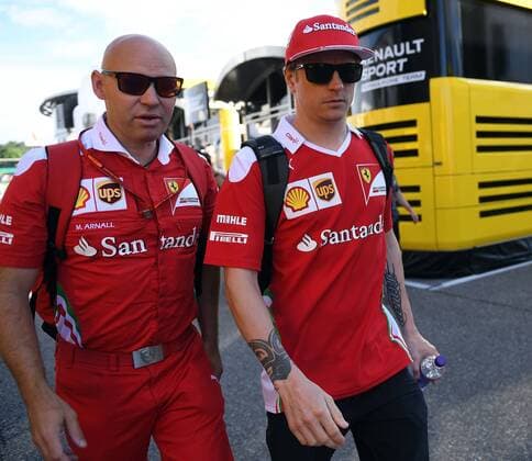 30.07.2016, xjhx, Formel 1 Grand Prix von Deutschland Freies Training, emspor, v.l. Kimi Raeikoenen (Scuderia Ferrari) Hockenheim