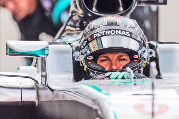 Nico Rosberg (Mercedes AMG Petronas Formula One Team) mit Helm im Auto sitzend, Grosser Preis von Deutschland 2016, 3. freies Training, Motorsport, Formel 1, 30.07.2016, Copyright: Neisx Eibner-Pressefoto EP_ans