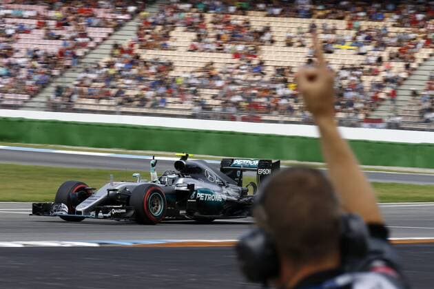 Motorsports: FIA Formula One World Championship WM Weltmeisterschaft 2016, Grand Prix of Germany, 6 Nico Rosberg (GER, Mercedes AMG Petronas Formula One Team), xHOCHxZWEIx