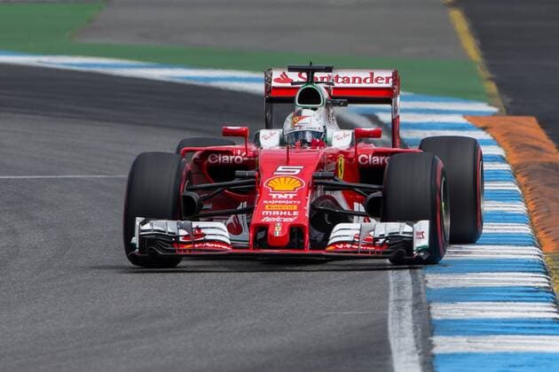Sebastian Vettel (Scuderia Ferrari), Grosser Preis von Deutschland 2016, Qualifikation, Motorsport, Formel 1, 30.07.2016, Copyright: Neis Eibner-Pressefoto EP_ANS