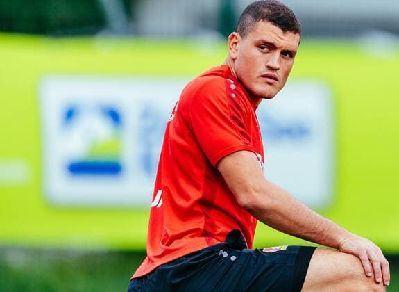 29.07.2016, Alois Latini Stadion, Zell am See, AUT, Bayer 04 Leverkusen, Trainingslager, im Bild Kyriakos Papadopoulos (Bayer 04 Leverkusen) during the Trainingscamp of German Bundesliga Club Bayer 04 Leverkusen at the Alois Latini Stadium in Zell am See, Austria on 2016 07 29. Zell am See Copyright: Eibner-Pressefoto EX_JFK