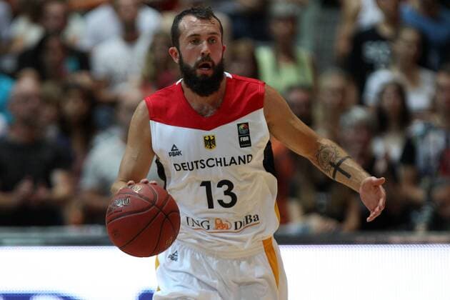 v.li: Bastian Doreth (Deutschland), Einzelbild. Basketball, Länderspiel, Freundschaftsspiel, Deutschland - Ukraine, xfsx