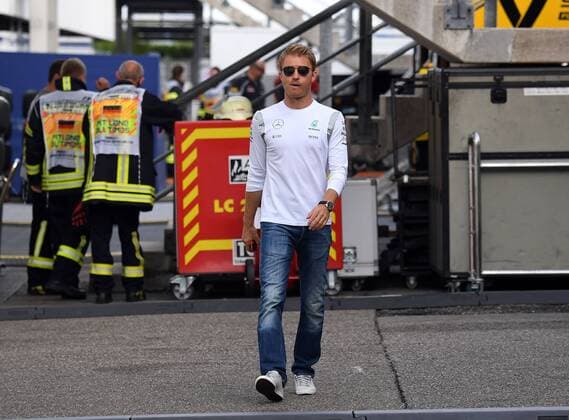 31.07.2016, xjhx, Formel 1 Grand Prix von Deutschland Freies Training, emspor, v.l. Nico Rosberg (Mercedes AMG Petronas Formula One Team) Hockenheim
