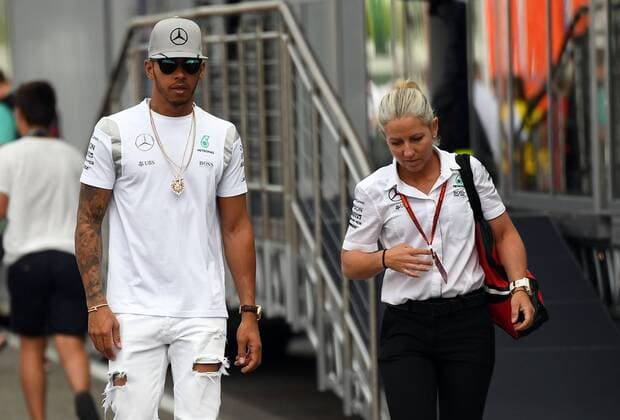31.07.2016, xjhx, Formel 1 Grand Prix von Deutschland Freies Training, emspor, v.l. Lewis Hamilton (Mercedes AMG Petronas Formula One Team) Hockenheim