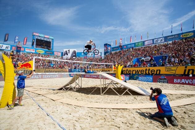 BEACHVOLLEYBALL - A1 Major Klagenfurt 2016 KLAGENFURT,AUSTRIA,31.JUL.16 - Beach volleyball Beachvolleyball - FIVB World Tour 2016, A1 Major Klagenfurt. Image shows Senad Grosic. GEPAxpictures xMaticxKlansek
