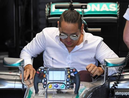 Formel 1, GP von Deutschland, Mike Shinoda am Hockenheimring 31.07.2016, xjhx, Formel 1 Grand Prix von Deutschland, emspor, v.l. Mike Shinoda von Linkin Park Hockenheim