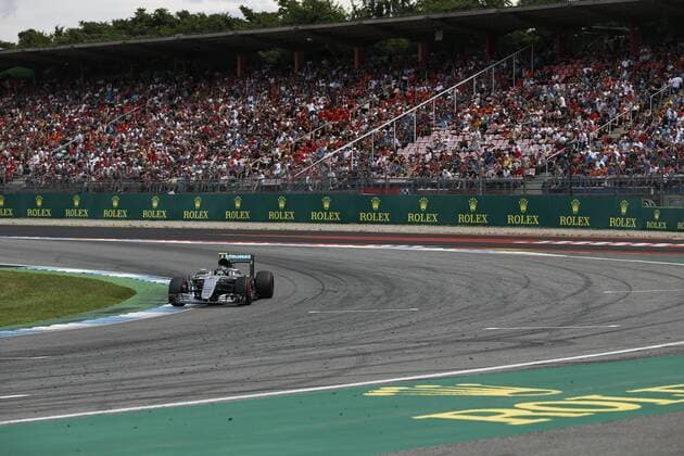 July 31, 2016 - Hockenheim, Germany - NICO ROSBERG of Germany and Mercedes AMG Petronas F1 Team drives during the 2016 Formula 1 German Grand Prix at the Hockenheimring, in Hockenheim, Germany. F1 2016 - German Grand Prix - Hamilton wins - ZUMAg147