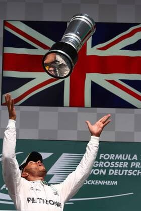 German Grand Prix, Hockenheimring 28 - 31 July 2016 31.07.2016 - Race, Lewis Hamilton (GBR) Mercedes AMG F1 W07 Hybrid race winner 