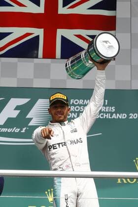 Motorsports: FIA Formula One World Championship WM Weltmeisterschaft 2016, Grand Prix of Germany, 44 Lewis Hamilton (GBR, Mercedes AMG Petronas Formula One Team), xHOCHxZWEIx