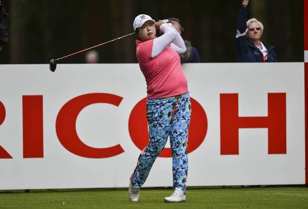 31.07.2016. Woburn Golf Course, Milton Keynes, England. Ricoh Womens Open Golf, final round. Shanshan Feng (China) tees off on the 11th. xAndrewxThompsonx  ActionPlus11767079