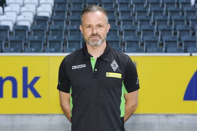 Porträt: Fußball, GER, 1. BL, Bundesliga, Porträttermin 2016 2017, Borussia Mönchengladbach: Rehatrainer Andreas Bluhm (Gladbach). Einzelbild, Portrait, Porträt.