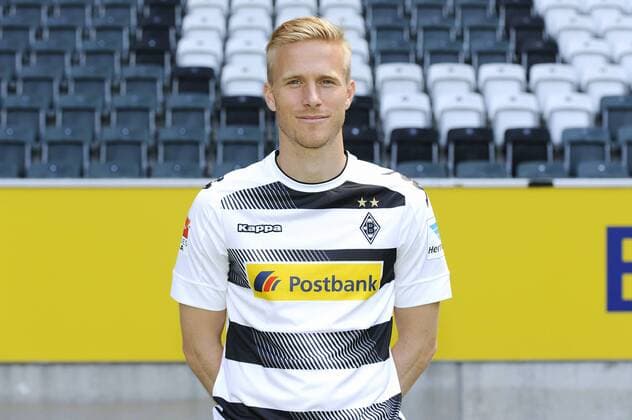Porträt: Fußball, GER, 1. BL, Bundesliga, Porträttermin 2016 2017, Borussia Mönchengladbach: Oscar Wendt (Gladbach). Einzelbild, Portrait, Porträt.
