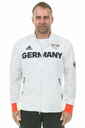 02.08.2016, xfux, Fussball, Deutschland DFB Olympiateam Fototermin, emspor emonline, v.l. Hansi Flick Neu-Isenburg