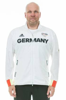 02.08.2016, xfux, Fussball, Deutschland DFB Olympiateam Fototermin, emspor emonline, v.l. Hans Harzmann Portrait Neu-Isenburg