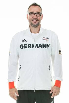 02.08.2016, xfux, Fussball, Deutschland DFB Olympiateam Fototermin, emspor emonline, v.l. Joachim Schmidt Portrait Neu-Isenburg