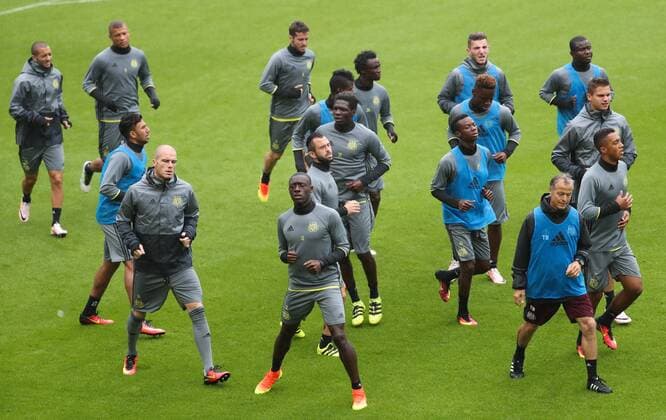 Illustration picture shows a training session of Belgian first league soccer team RSC Anderlecht in Brussels, Tuesday 02 August 2016. Tomorrow Anderlecht is playing the return leg of the third qualification round for the Champions League competition against Russian team FC Rostov. The first leg ended in a 2-2 draw. VIRGINIExLEFOUR  x04902129x