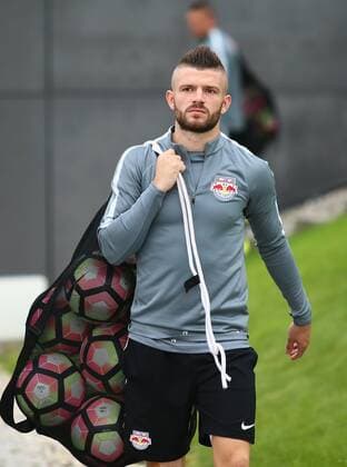 SOCCER - UEFA CL quali, RBS vs Tirana SALZBURG,AUSTRIA,02.AUG.16 - SOCCER - UEFA Champions League, qualifiers, Red Bull Salzburg vs FK Partizani Tirana, training. Image shows Valon Berisha (RBS). GEPAxpictures xFelixxRoittner