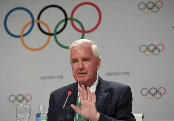 Rio 2016, 129. Vollversammlung des IOC in Rio de Janeiro (160802) -- RIO DE JANEIRO, Aug. 2, 2016 -- Craig Reedie, president of WADA speaks at the press conference PK Pressekonferenz of 129th IOC session in Rio de Janeiro, Brazil on Aug. 2, 2016. The 129th session of the International Olympic Committee (IOC) officially got underway Monday night with an inspiring ceremony at the Cidade Das Artes in Rio de Janeiro. )(dh) (SP)BRAZIL-RIO DE JANEIRO-OLYMPICS-IOC LiuxJie 
