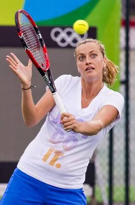 Rio 2016, Tennis, Petra Kvitova Czech tennis player Petra Kvitova trains prior to the Summer Olympic Games Olympische Spiele Olympia OS in Rio de Janeiro, Brazil, August 2, 2016. (CTKxPhoto VitxSimanek) CTKPhotoP201608020863901  _VI11594_048