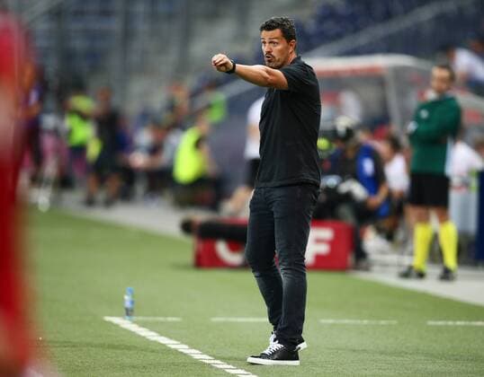 SOCCER - UEFA CL quali, RBS vs Tirana SALZBURG,AUSTRIA,03.AUG.16 - SOCCER - UEFA Champions League, qualification, Red Bull Salzburg vs FK Partizani Tirana. Image shows head coach Oscar Garcia (RBS). GEPAxpictures xFelixxRoittner