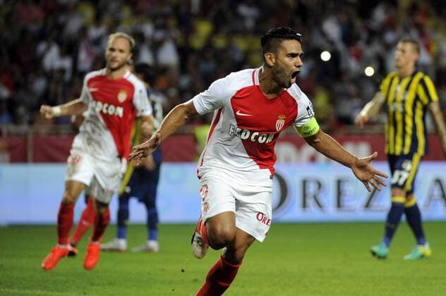 Torjubel Falcao (mon) FOOTBALL : AS Monaco vs Fenerbahce Istanbul - Champions League Quali - 03 08 2016 FranckPennant Panoramic 