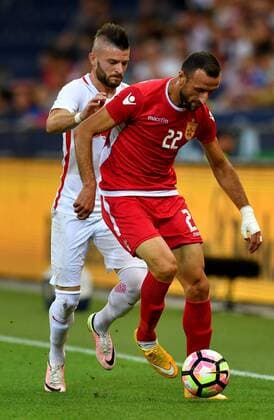 SOCCER - UEFA CL quali, RBS vs Tirana SALZBURG,AUSTRIA,03.AUG.16 - SOCCER - UEFA Champions League, qualification, Red Bull Salzburg vs FK Partizani Tirana. Image shows Valon Berisha (RBS) and Labinot Ibrahimi (Tirana). GEPAxpictures xFlorianxErtl