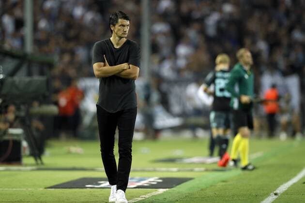 coach Vladimir Ivic of PAOK FC during the UEFA Champions League third round qualifying second leg match between PAOK and Ajax Amsterdam on August 3, 2016 at the Stadio Toumba in Salonika, Greece. PAOK v Ajax UEFA Champions League third round 2016 2017 xVIxxIVx 5930328
