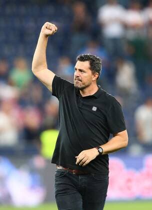 SOCCER - UEFA CL quali, RBS vs Tirana SALZBURG,AUSTRIA,03.AUG.16 - SOCCER - UEFA Champions League, qualification, Red Bull Salzburg vs FK Partizani Tirana. Image shows head coach Oscar Garcia (RBS). GEPAxpictures xFelixxRoittner