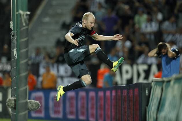 Bilder des Tages - SPORT Davy Klaassen of Ajax during the UEFA Champions League third round qualifying second leg match between PAOK and Ajax Amsterdam on August 3, 2016 at the Stadio Toumba in Salonika, Greece. PAOK v Ajax UEFA Champions League third round 2016 2017 xVIxxIVx 5930401