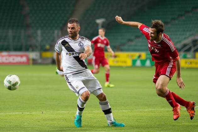 Fußball, CL Quali, Legia Warschau - AS Trencin WARSZAWA 03.08.2016 UEFA CHAMPIONS LEAGUE QUALIFICATION THIRD ROUND MATCH: LEGIA WARSAW - FK AS TRENCIN NZ NEMANJA NIKOLIC  160803DAK041