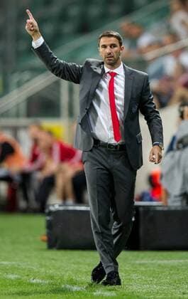 2016.08.03 , Warsaw, third qualifying round UEFA Champions League Legia Warszawa - AS Trenczyn Trener (head coach) Martin Seleva  20160803PF_RO9114