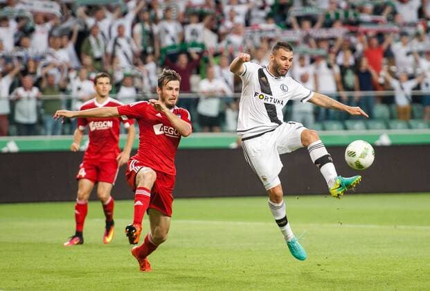 2016.08.03 , Warsaw, third qualifying round UEFA Champions League Legia Warszawa - AS Trenczyn Nemanja Nikolic  20160803PF_RO9213
