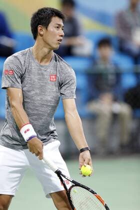 Kei Nishikori (JPN), AUGUST 3, 2016 - Tennis : Men s Singles Training session at Olympic Tennis Centre during the Rio 2016 Olympic Games Olympische Spiele Olympia OS in Rio de Janeiro, Brazil. Noxthirdxpartyxsales  (qdwa049273)