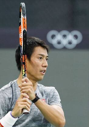 Tennis: Japan s Nishikori gets ready for Rio Olympics Japan s Kei Nishikori works out at the Olympic Park in Rio De Janeiro on Aug. 3, 2016, ahead of the Summer Games starting Aug. 5. The world No. 6 Nishikori is expected to win a medal with some of the highest-ranked players having pulled out from the event. 
