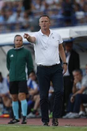 Coach John van den Brom of AZ Alkmaar during the UEFA Europa League third round second leg match between Giannina and AZ Alkmaar on August 4, 2016 at the Peristeri stadium in Athens, Greece. Giannina v AZ Alkmaar UEFA Europa League third round 2016 2017 xVIxJeroenxPutmansxIVx 5934293