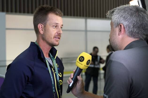 Rio 2016, Golf, Ankunft Henrik Stenson 160805 Henrik Stenson anländer till Rio den 5 augusti 2016 inför OS i Rio de Janeiro.  Copyright: CARLxSANDIN BB160805CS004