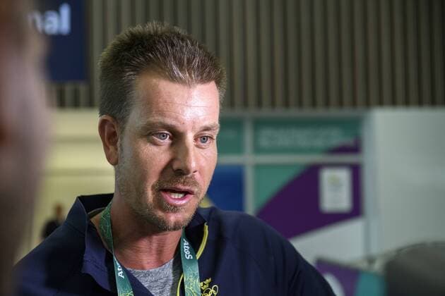 Rio 2016, Golf, Ankunft Henrik Stenson 160805 Henrik Stenson anländer till Rio den 5 augusti 2016 inför OS i Rio de Janeiro.  Copyright: CARLxSANDIN BB160805CS007