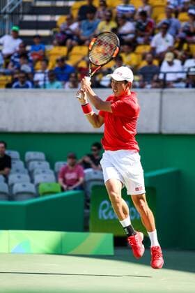2016 Tennis Olympics RIO DE JANEIRO, RJ - 06.08.2016: 2016 TENNIS OLYMPICS - Kei Nishikori (JPN) during the Tennis Rio Olympics 2016 held at the Olympic Tennis Centre. NOT AVAILABLE FOR LICENSING IN CHINA (Photo: Andre Chaco Fotoarena) x1171914x  AndrexChaco