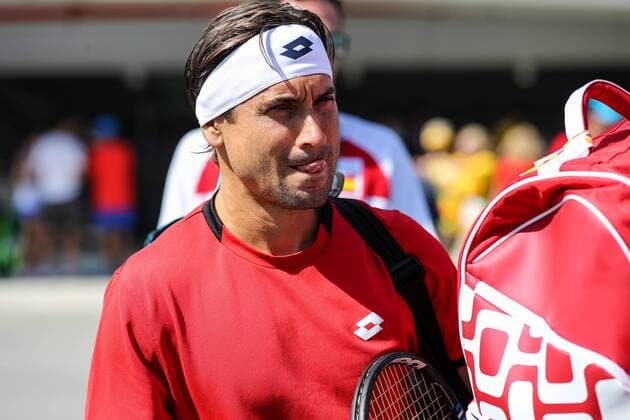 2016 Tennis Olympics RIO DE JANEIRO, RJ - 06.08.2016: 2016 TENNIS OLYMPICS - David Ferrer (ESP) for the Tennis Rio Olympics 2016 held at the Olympic Tennis Centre. NOT AVAILABLE FOR LICENSING IN CHINA (Photo: Andre Chaco Fotoarena) x1172052x  AndrexChaco