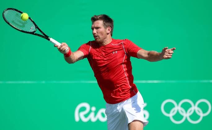 OLYMPICS - Olympic Summer Games 2016 RIO DE JANEIRO,BRAZIL,06.AUG.16 - OLYMPICS, TENNIS - Olympic Summer Games Rio 2016, doubles, men. Image shows Alexander Peya (AUT). GEPAxpictures xChristianxWalgram