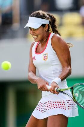 2016 Tennis Olympics RIO DE JANEIRO, RJ - 06.08.2016: 2016 TENNIS OLYMPICS - Ana Ivanovic (SRB) during the Tennis Rio Olympics 2016 held at the Olympic Tennis Centre. NOT AVAILABLE FOR LICENSING IN CHINA (Photo: Andre Chaco Fotoarena) x1172329x  AndrexChaco