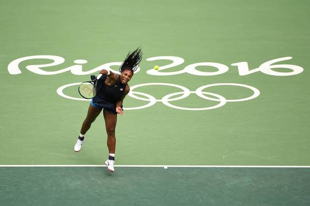 Serena Williams (USA) - Olympia 2016 in Rio, Tennis - 07 08 16 Virginiebouyer panoramic 