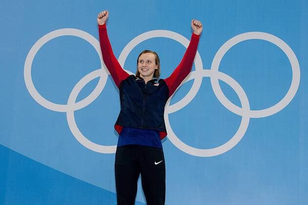 Ledecky Katie USA World Record 3.5646 and Gold medal 400 freestyle women Rio de JaneiroXXXI Olympic Games Olympische Spiele Olympia OS Olympic Aquatics Stadium Swimming finals 07 08 2016 GiorgioxScala