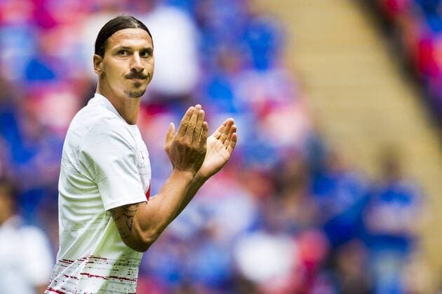 Manchester Uniteds Zlatan Ibrahimovic - London, England - Fussball FA Community Shield, Leicester City vs. Manchester United ManU.  Copyright: LUDVIGxTHUNMAN BB160807LT120