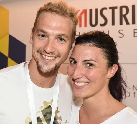 06.08.2016, Oesterreich Haus, Rio de Janeiro, BRA, Rio 2016, Olympische Sommerspiele, Vorberichte, im Bild Alexander Berger und Mirna Jukic during the Rio 2016 Olympic Summer Games at the Oesterreich Haus in Rio de Janeiro, Brazil on 2016 08 06. Rio de Janeiro  EP_spi  