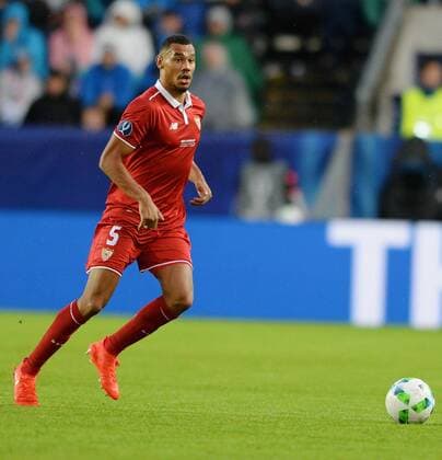 Football UEFA Super Cup 2016 Real Madrid - FC Sevilla Lerkendal Stadium, Trondheim, Norway 9 august 2016 Timothee Kolodziejczak, Sevilla 