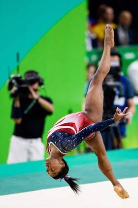 Simone Biles (USA) beim Turnfinale der Damen bei den olympischen Sommerspiele 2016 am 09.08.2016, Rio de Janeiro Copyright: xSchueler Eibner-Pressefotox EP_JSE