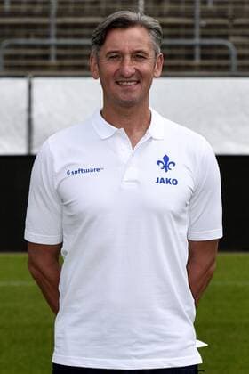 11.08.2016, xfux, Fussball GER 1.Bundesliga, SV Darmstadt 98 Fototermin, 1.BL PortraÌˆttermin Saison 2016 2017 emspor emonline deloka, Co-Trainer Efthimios Kompodietas (SV Darmstadt 98) Darmstadt