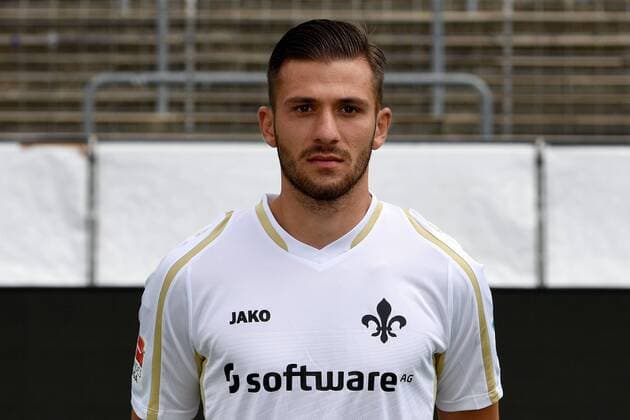 11.08.2016, xfux, Fussball GER 1.Bundesliga, SV Darmstadt 98 Fototermin, 1.BL PortraÌˆttermin Saison 2016 2017 emspor emonline deloka, Daniel Heuer Fernandes (SV Darmstadt 98) Darmstadt