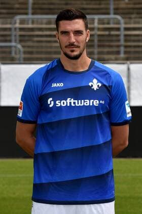 11.08.2016, xfux, Fussball GER 1.Bundesliga, SV Darmstadt 98 Fototermin, 1.BL PortraÌˆttermin Saison 2016 2017 emspor emonline deloka, Benjamin Gorka (SV Darmstadt 98) Darmstadt